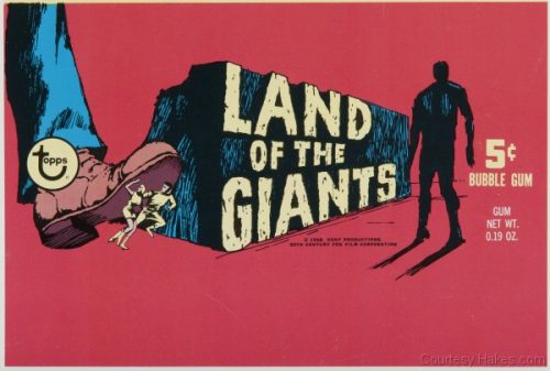 Topps Land of the Giants Uncut Display Box Sheet