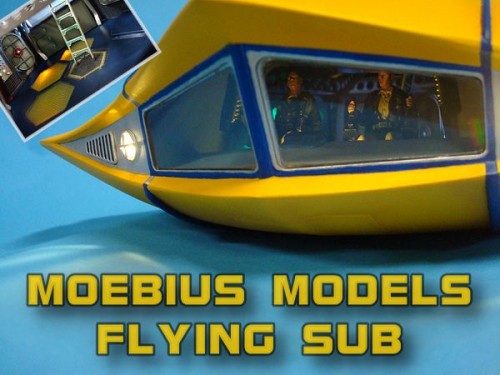 Lars Liljeblad Moebius Models Flying Sub Build
