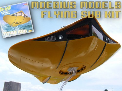 Steve Causey Moebius Models Flying Sub Kit Build